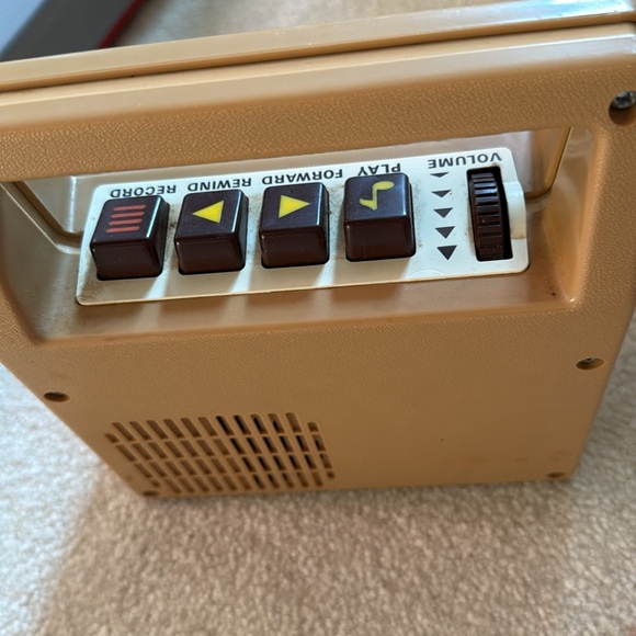 Fisher-Price Yellow and Brown Cassette Player - Picture 3 of 3
